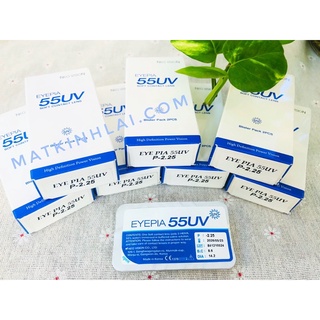 Tặng ngâm (8.6/14.2) Kính áp tròng 3 tháng cận (1>10) Eyepia 55UV Neo Vision (Korea)