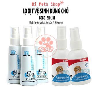 Chai Xịt huấn luyện Chó con đi vệ sinh đúng chỗ - Bioline / Bobo