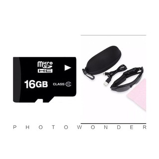 Thẻ nhớ 16Gb tặng kèm kính camera hành trình