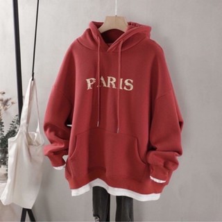 Áo hoodie nỉ bông paris form unisex