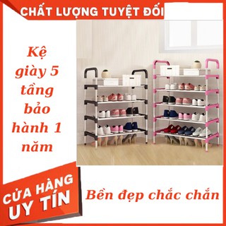 [Bảo hành 1 năm] Giá Để Giày Inox 5 Tầng Chắc Chắn (Giao Màu Ngẫu Nhiên)