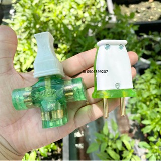 Ổ cắm đúc 3 lỗ, phích cắm siêu bền có leb hiển thị