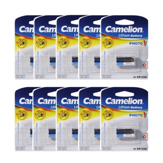 10 Viên CR123 Camelion 3V Lithium Vỉ 1 Viên
