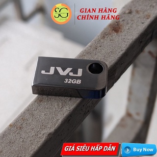 USB 32G/64GB/16GB/8GB/4GB JVJ FLASH S2 siêu nhỏ gọn vỏ kim loại - USB chống nước 2.0 tốc độ upto 100MB/s BH 2 Năm