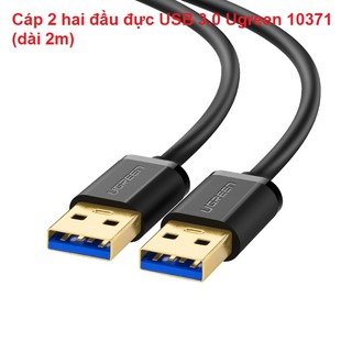 Cáp 2 hai đầu đực USB 3.0 Ugreen 10371 (dài 2m)