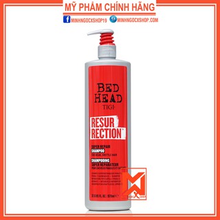 Dầu gội tigi đỏ - dầu gội tái sinh siêu phục hồi TIGI RESURRECTION SUPER REPAIR 970ml chính hãng
