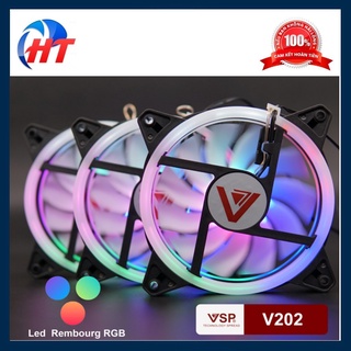 Fan tản nhiệt led 2 mặt V202
