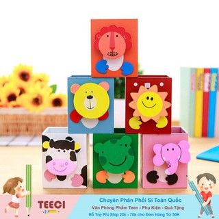 <Video Review> Hũ Giỏ Đựng Bút Ống Đựng Giá Để Gỗ Cao Cấp Mặt Thú Cute Đồ Dùng Cá Nhân Văn Phòng Trang Trí Bàn Học A576