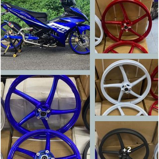 TẶNG NGAY 1 cái dĩa thắng trước size 245mm vành đúc Mâm 5 cây Ekein Ex150 Ex155 size 1.6 - 1.6 17INCHES