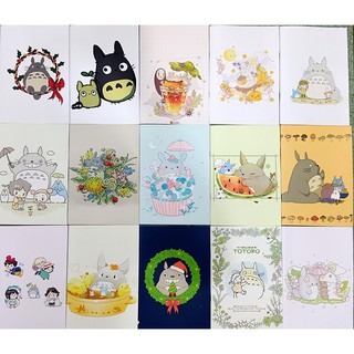 Vở totoro kẻ ngang S7VI11 tập totoro vở hoạt hình sổ hoạt hình 25x17cm 80 trang giấy đẹp