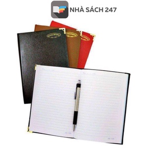 Sổ bìa cứng (sổ giả da) Business 160 trang B5, B6, B7, B8, B9 Mặt giấy láng mịn, viết êm tay  cho nét chữ đẹp