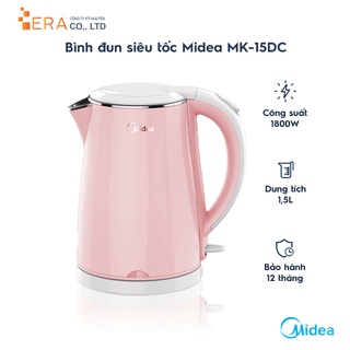 [Mã ELHADEV giảm 4% đơn 300K] Bình đun siêu tốc Midea MK-15DC