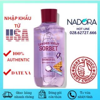 Sữa Tắm Bath And Body Works - Candied Violet Sorbet Shower Gel (295ml)
