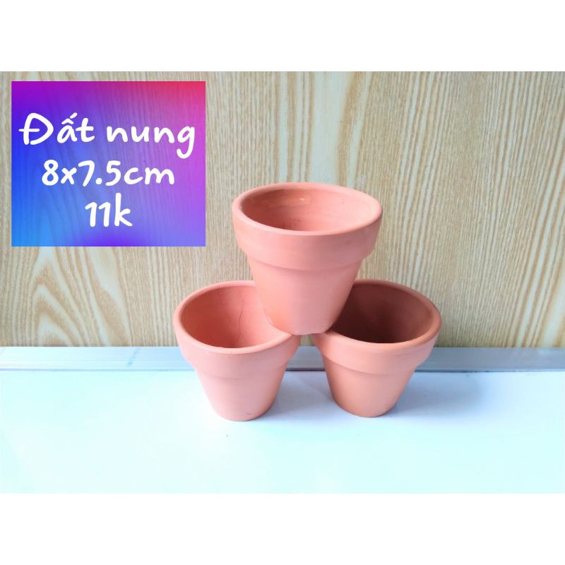 Chậu đất nung 8x7cm