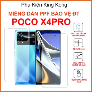 Miếng dán Ppf  Poco x4 pro Miếng dán full màn hình chống bám vân tay