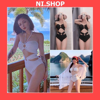 Bikini nữ đẹp rẻ 2 khoen tròn bụng xinh xắn kín đáo R06