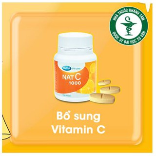 NAT C - Viên uống bổ sung Vitamin C 1000mg