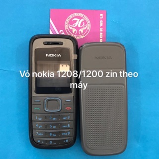 Vỏ nokia 1208 / 1200 zin theo máy full bộ - mới 100%