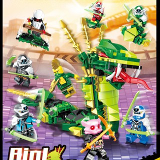 Bộ 8 nhân vật minifigures Ninjago PRCK 61039