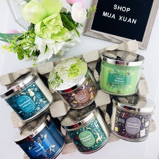 Nến thơm Bath &amp; Body Works White Barn nhiều mùi, 411g