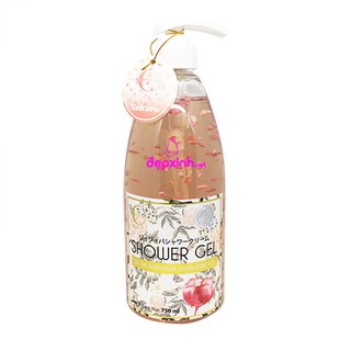 Sữa tắm thơm mịn da Jojoba Bông Hoa New Moon Shower Gel 750ml