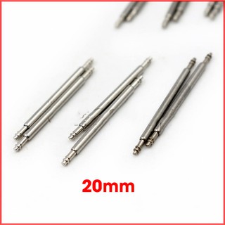 Bộ 2 Chốt dây đồng hồ 20mm bằng thép không gỉ