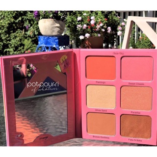 Bảng phấn má , tạo khối highlight Violet vosa glMingo pro face palette limited edition( ạut)