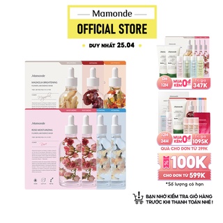 Bộ 7 mặt nạ giấy dưỡng da chiết xuất từ các loài hoa Mamonde Sheet Mask Flower Power 5 Day Sampler (25MLx7)