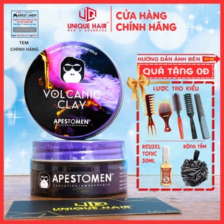 [CHÍNH HÃNG STORE HÀ NỘI] Sáp vuốt tóc Volcanic Clay Apestomen bản mới 2021 + Quà Tặng [RẺ VÔ ĐỊCH}
