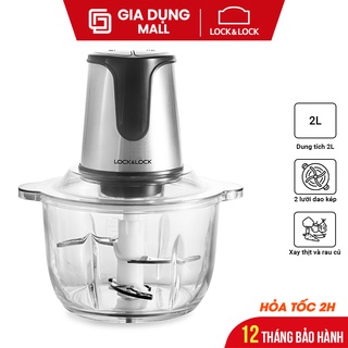Máy Xay Thịt Lock&amp;Lock EJM171 4 lưỡi dao sắc bén (2L) - BH 12 tháng - Hàng Chính Hãng
