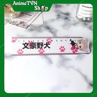 Thước Kẻ Nhựa phủ nhũ Anime/Manga Bungou Stray Dog - Nhiều mẫu In hình siêu xinh