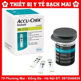 Que Thử Đường Huyết ACCU CHEK INSTANT HỘP 50,25 QUE