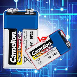 Hộp 12 Viên Pin Khối Camelion 9V cho Mic không dây