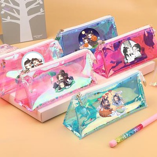 Hộp bút hologram kim tuyến trần tình lệnh HHDI42 bóp viết tiêu chiến vương nhất bác cute dễ thương