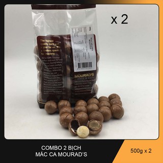 [Mã GROSALE2703 giảm 8% đơn 250K] Combo 2 bịch 500gr Macca Mourad’s Của Úc. Khối lượng 500g x 2 = 1kg.