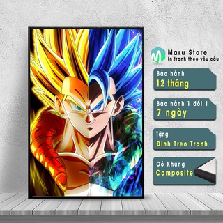 Tranh Treo Tường Dragon Ball Siêu Ngầu, Rẻ Vô Địch