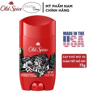 Lăn sáp khử mùi nam Old Spice Wolfthorn 73g (sáp trắng)