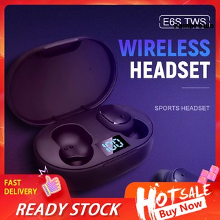 Tai Nghe Nhét Tai Bluetooth 5.1 Không Dây Chất Lượng Cao / Rej / E6S Tws