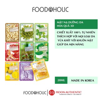 Mặt Nạ Dưỡng Da Hoa Quả 3D Foodaholic Hàn Quốc
