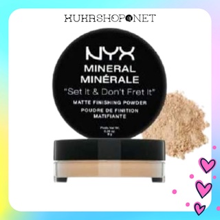 [Chính hãng] Phấn phủ bột kiềm dầu NYX Mineral Matte Finishing Powder 2 màu tùy chọn 8g