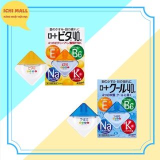 [ROHTO-JAPAN] NƯỚC NHỎ MẮT ROHTO NHẬT BẢN VITA 40 BỔ SUNG VITAMIN (DATE: T7.2023)