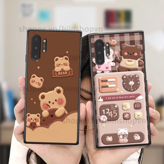 Ốp Samsung Note 10 / Note 10 Plus / Note 10+ in hình gấu chocolate kẹo ngọt siêu đẹp siêu xinh