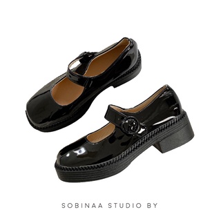HÀNG MỚI CÓ SẴN ẢNH THẬT + VIDEO Giày Nữ Moccasin Loafer Moca Basic Đen Trắng Da Mềm Đế Thô 3cm Gót Thấp