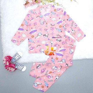 Đồ Mặc Nhà "Vũ trụ" Pijama Kate Thái Quần Dài - Cho Bé 16-42kg.