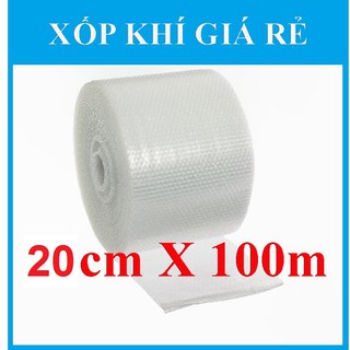 [BÁN LẺ THEO MÉT] 10 mét Cuộn Bóng Khí, Xốp nổ, Rộng 20CM, Chuyên dùng gói hàng Bọc hàng