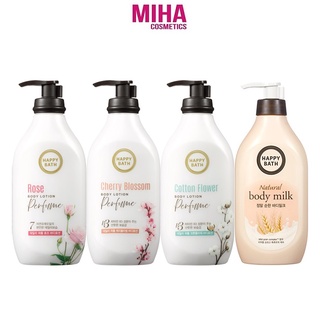 Sữa Dưỡng Thể Hương Nước Hoa Dưỡng Ẩm Sáng Da Happy Bath Body Lotion 450g Hàn Quốc