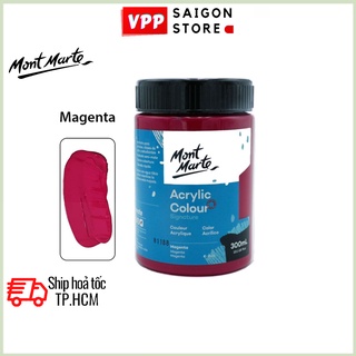 Màu Acrylic Mont Marte 300ml - Magenta - Acrylic Colour Paint Signature 300ml (10.1oz) - MSCH3054