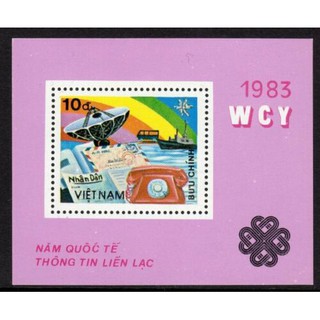 Tem sưu tập MS 466 Block Tem Việt Nam Năm Quốc tế Thông tin Liên lạc 1983 (bộ 2)
