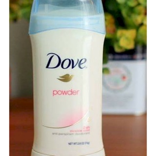 Lăn Khử Mùi Dạng Sáp Dove Powder 74 gam