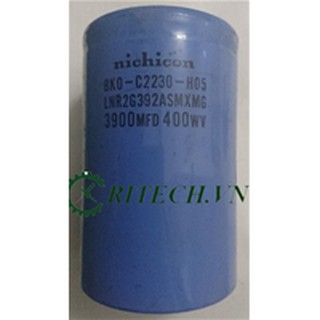 Tụ điện lọc nguồn nhật 3900UF 400V kích thước 125*77mm